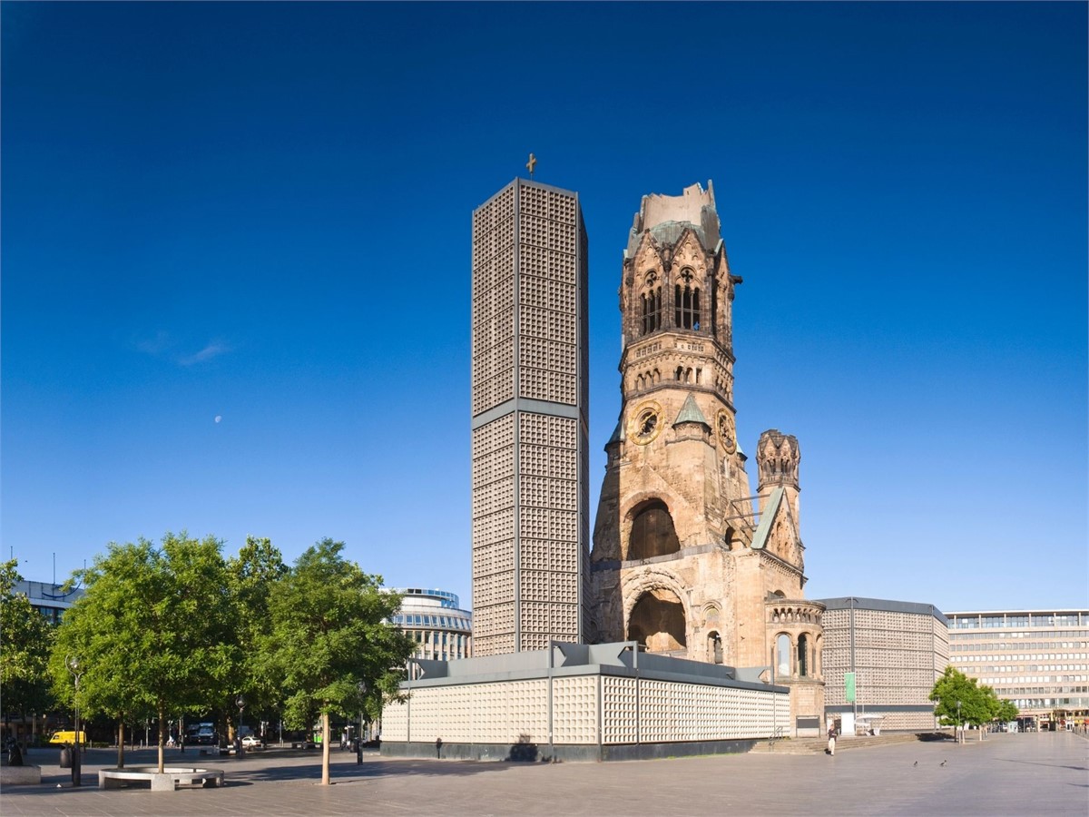 Kaiser Wilhelm Memorial Church Kurfuerstendamm in Berlin