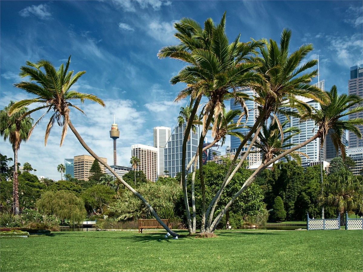 Royal Botanic Gardens in Sydney
